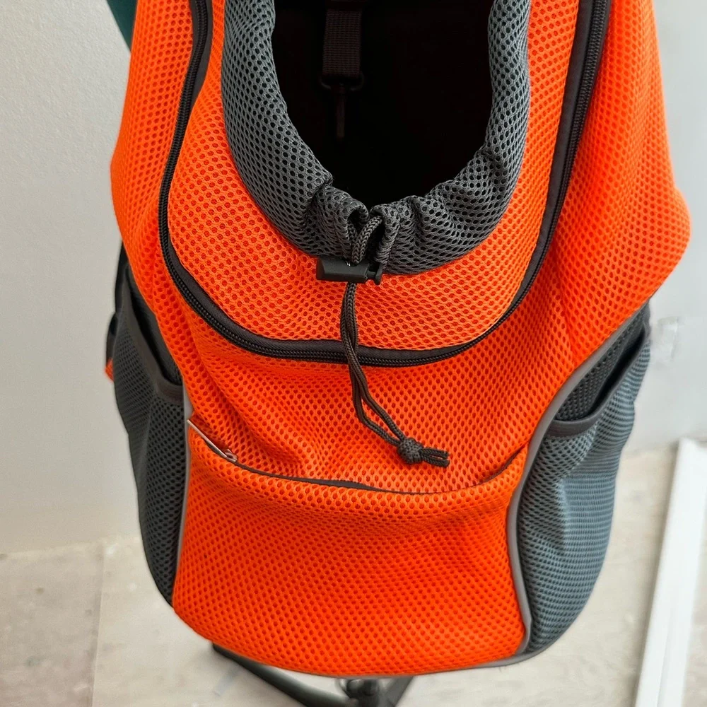 🐾PET DOG carrier backpack orange size L🐾